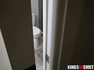 Stepmom Catches Stepson Spying in Shower for POV Fun