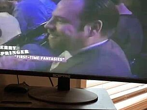 Jerry springer lesbians kiss and have sex in narrative scene