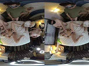 Vr cowgirl gangbang with slut wife fetish