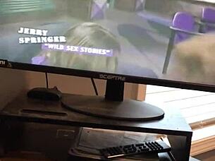 Jerry springer lesbians kiss and have sex in narrative scene