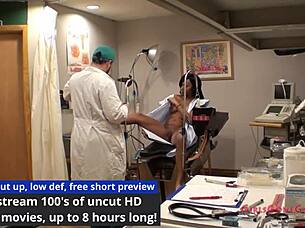 i'm tori sanchez getting my entrance physical at tampa university, spreading my big ass