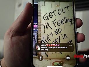 gilf ties herself up for step grandson nanapervs