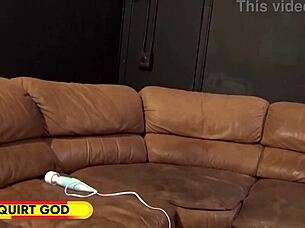 summer rae's petite body bucks wildly drenching dan's hand 😩