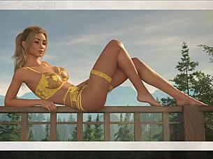 The horny babe craves naughty fun in this roleplay.