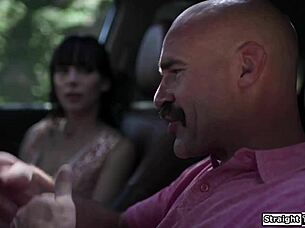 Guy Anal Fucking His Stepson's Petite Gf Outdoors?