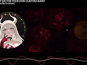 Saya panggil succubus erotik dalam roleplay ibu goth