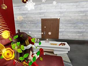 Visiting my friend during the winter season