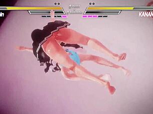 Lesbian Friends Compete in Fun Battle Seven