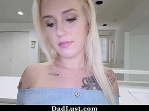 Does the step daughter do what she wants with daddy?