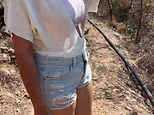 indian teen gf fucked in forest