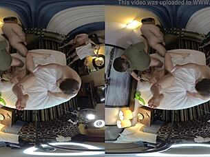 Vr cowgirl gangbang with slut wife fetish