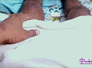 Father-in-law fucks daughter-in-law alone at home after showing his monster cock!