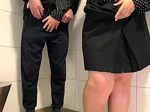 Can Curvy Stepmom Make Stepson Cum in Public Toilet?