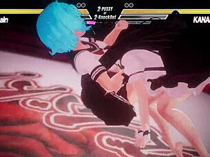 Lesbian Friends Compete in Fun Battle Seven