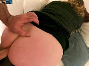 Fucking around with stepmom it ends up in her butt