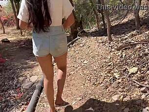indian teen gf fucked in forest