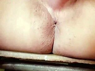 watching my sister-in-law use a thick toy for multiple orgasms