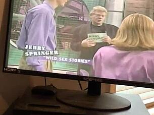 Jerry springer lesbians kiss and have sex in narrative scene