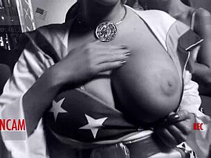 Foursome with Lesley Zen and Carly Parker in Anal and Blowjob Group Action