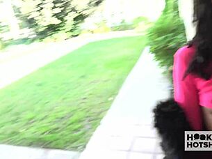 ebony vixen kira squirts while bryan pounds her