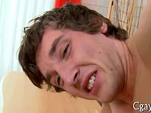 Feeling the Intense Sloppiness in This Gay Blowjob Session