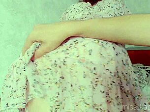 stepbrother spanks me for my short dress