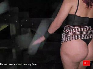 Farmer asks 'what's a thick sexy bitch like you doing roaming at night?'