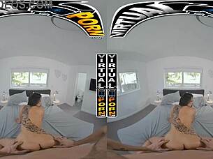 VIRTUAL PORN: Cassie Del Isla TEACHES Filthy Rich ANAL LESSONS!