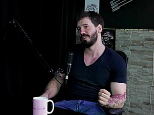 hey, arthur aily in sheer red likes pain and inversion