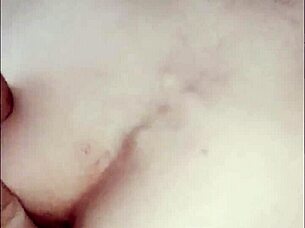 Wife's tight ass takes husband's big cock in close-up anal