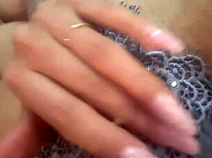 Beautiful latina rossmexicnaa feels intense pleasure masturbating with new lingerie and dildo