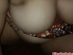 indian desi girlfriend gets fucked by boyfriend in missionary with dirty talk