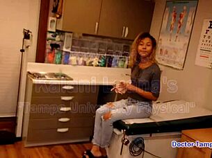 dr tampa gives kalani luana her entrance physical 😏