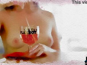 Kenna Vanessa strips from lingerie to naked