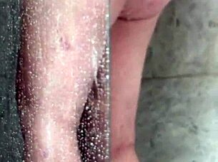 Fat BBW Wife Caught Masturbating With Shower Head Again