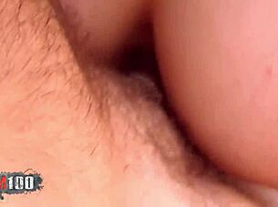 alicya says, 'fuck me rough, terry, quickie with my small tits'