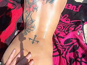 Deutsche Skinny Blondine Auf Fuerteventura Gefickt