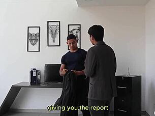 i get my ass fucked between my boss and my partner at a private party