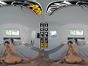 VIRTUAL PORN: Cassie Del Isla TEACHES Filthy Rich ANAL LESSONS!