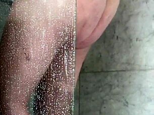 Fat BBW Wife Caught Masturbating With Shower Head Again