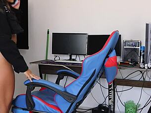 cheating wife talks to husband while getting fucked by lover