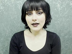 horny goth mavis dracula seduces you to fuck her pink pussy and cum on feet