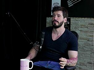 hey, arthur aily in sheer red likes pain and inversion