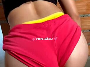 homemade with my stepsister i fuck her for the first time on the terrace 😍