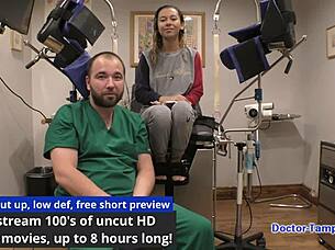 dr tampa gives kalani luana her entrance physical 😏