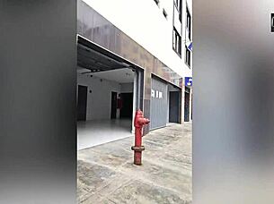 chubby foreigner shows tits for job