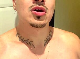 Horny Pornstar Showers With Big Cock Muscular Guy