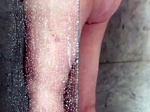 Fat BBW Wife Caught Masturbating With Shower Head Again