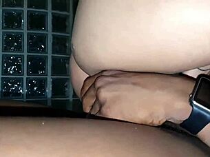 The Naughty Wife Screams in Amateur Gangbang!