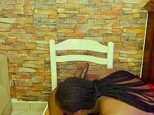 Homemade Lesbian Scene With Shaved Pussy In Retro Style.